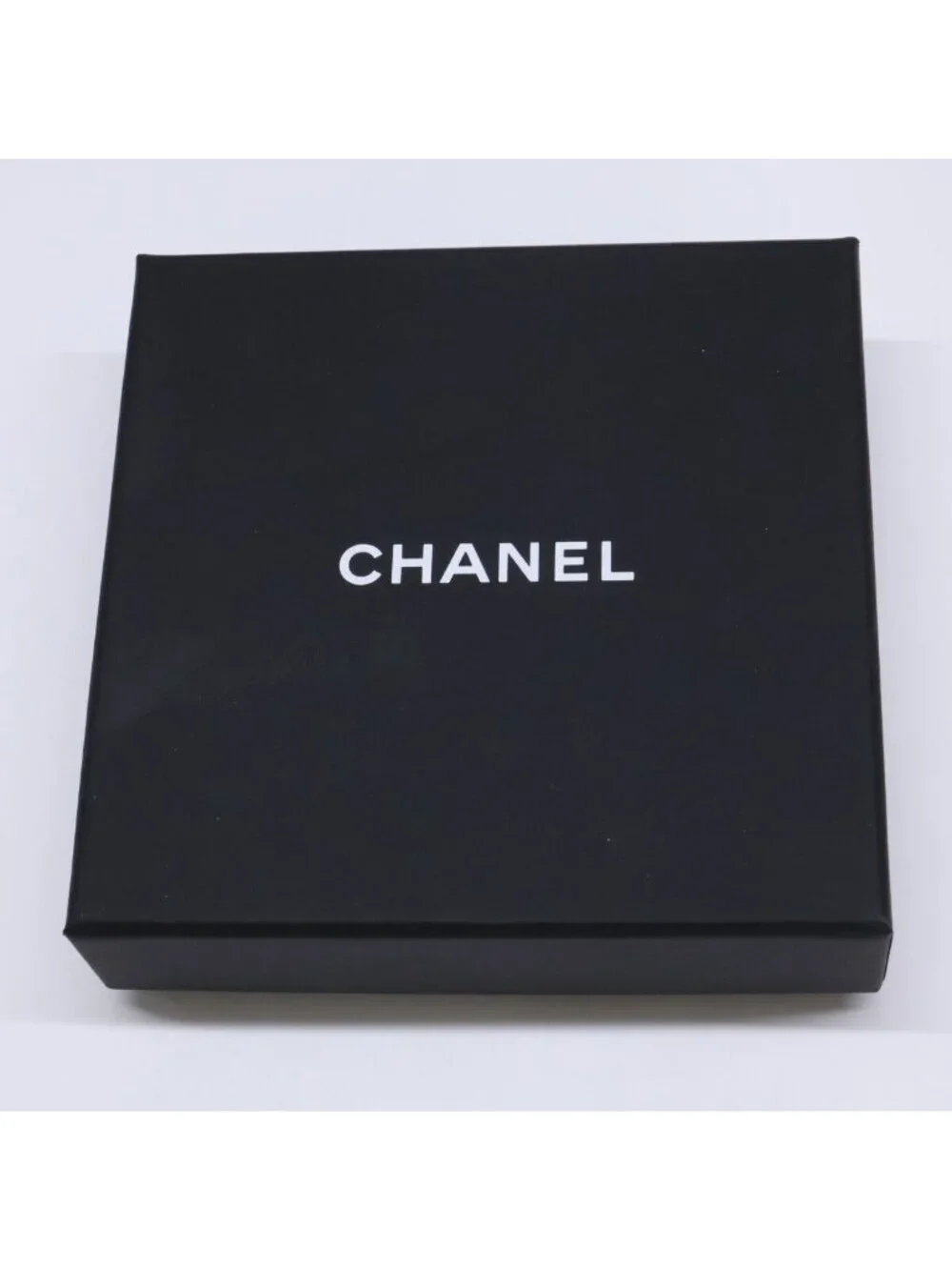 Chanel Ribbon Motif CC Logo Earrings
